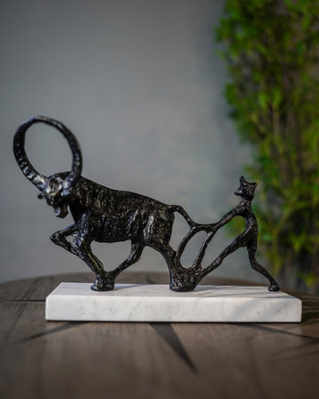 Black Resin-Metal Art