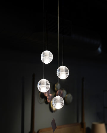 Printed Glass Pendant Light
