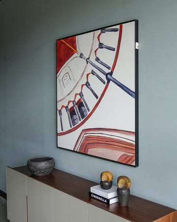 Single-Frame Spray-Paint Wall Art