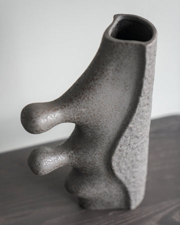 Black Cross Ceramic Vessel