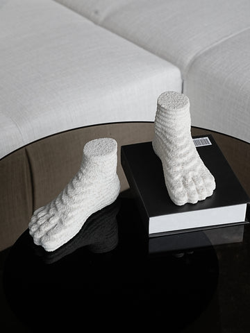 Quirky Leg-Shaped Ceramic Décor