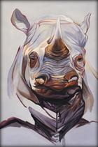 Single-Frame Spray-Paint Wall Art