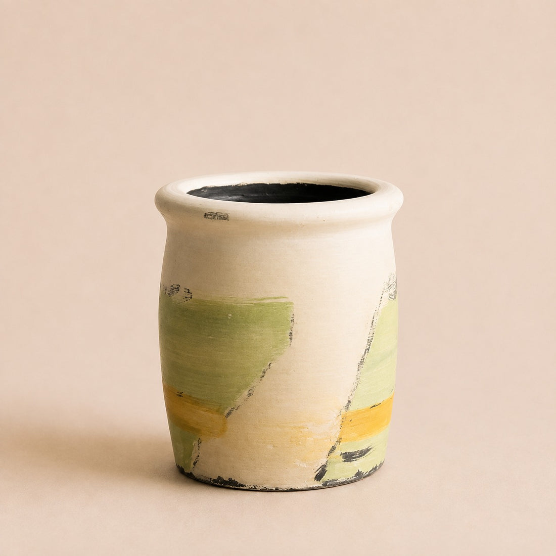 Verdant Brush Clay Pot – Small
