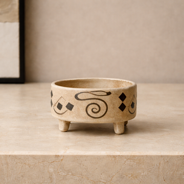 Checkered Circle Pattern Basin