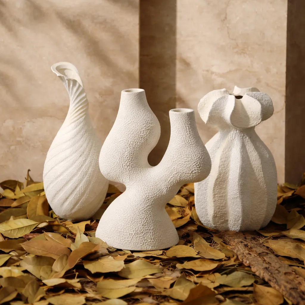 Bead-Dot Double Head Vase