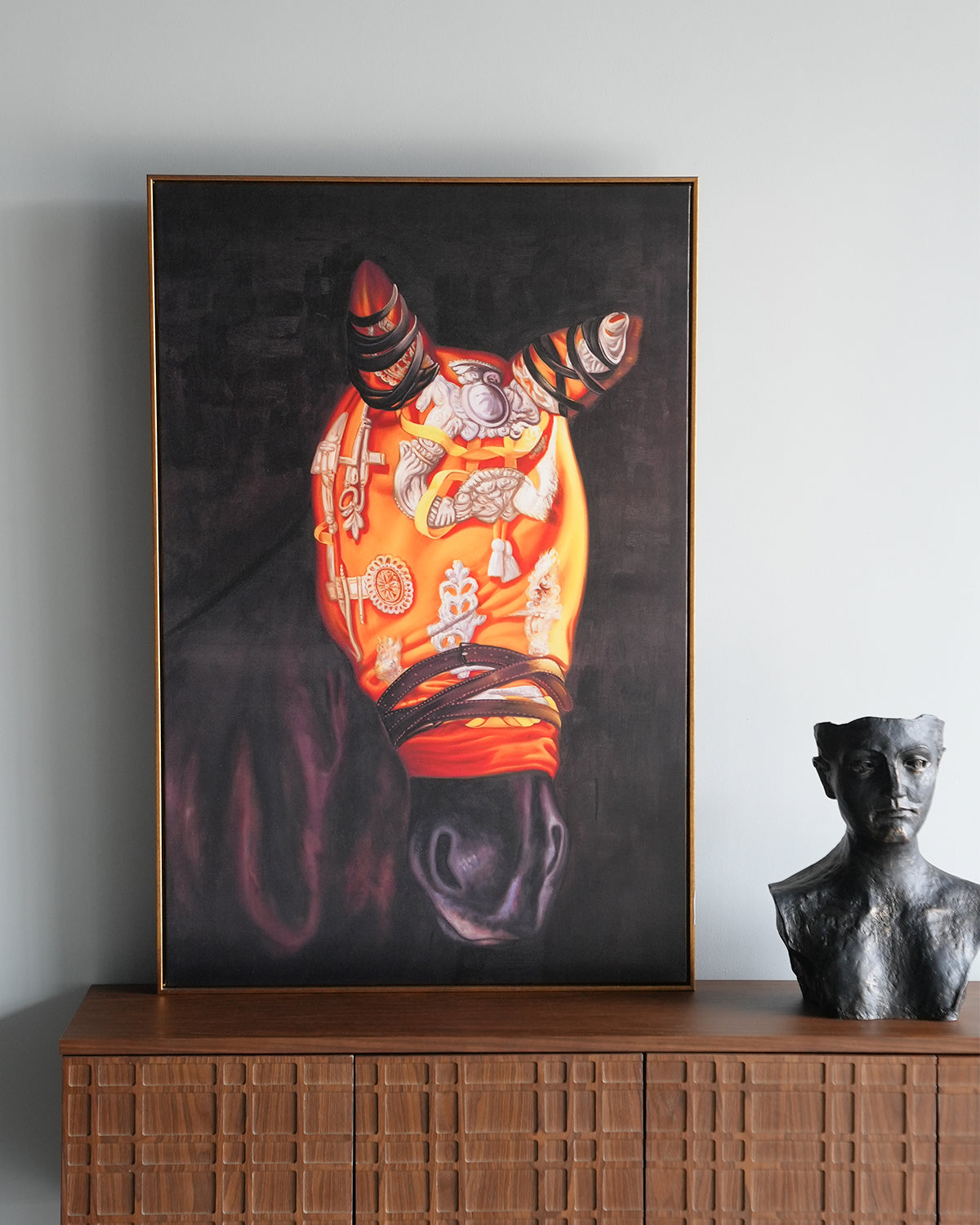 Single-Frame Spray Paint Wall Art