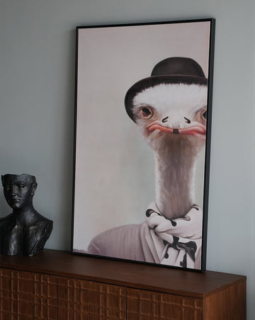 Single-Frame Spray-Paint Wall Art