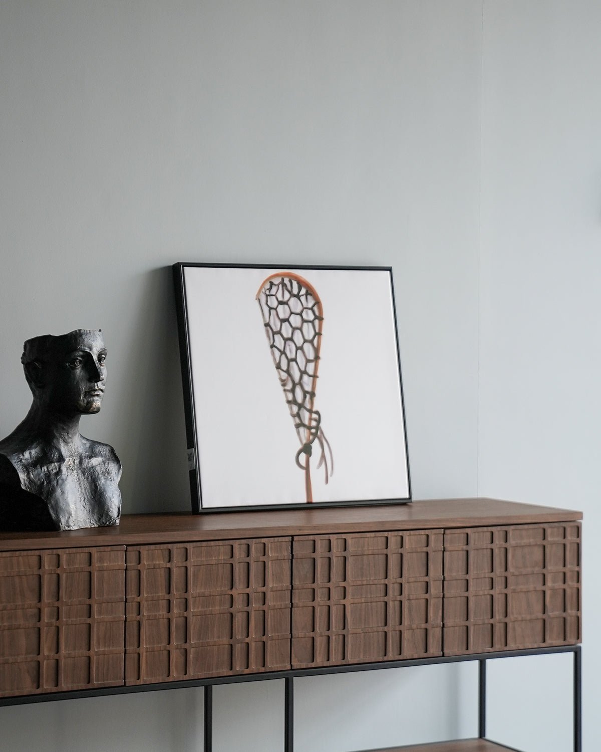 Single-Frame Spray Paint Wall Art