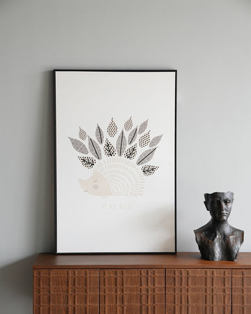 Single-Frame Spray Paint Wall Art
