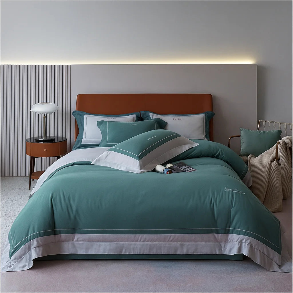 Duvet Set – Green Beige