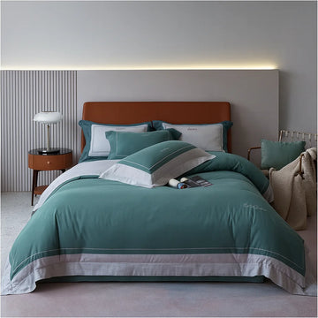 Duvet Set – Green Beige