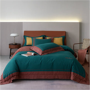 Duvet Set – Green & Red