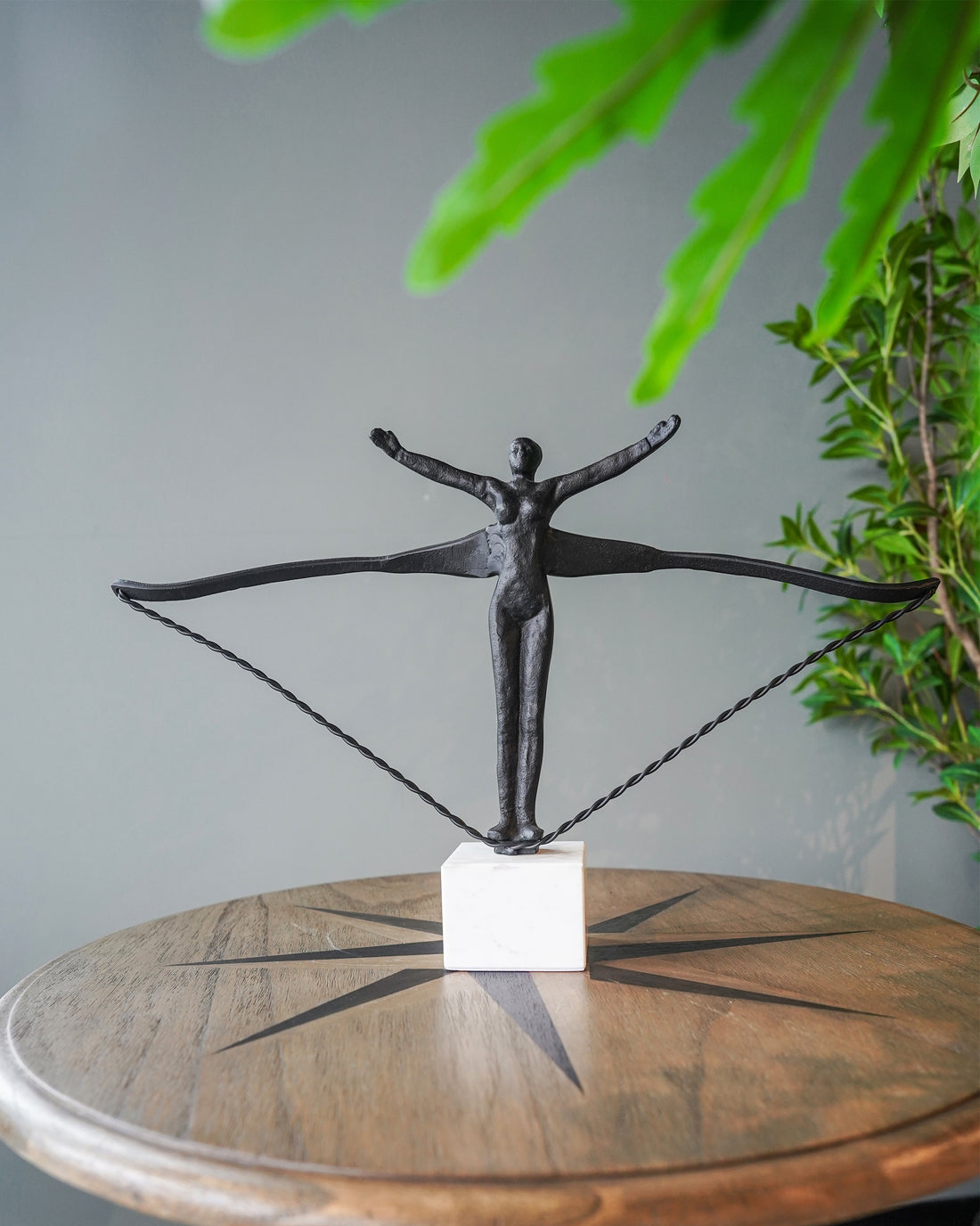 Black Iron Sculpture