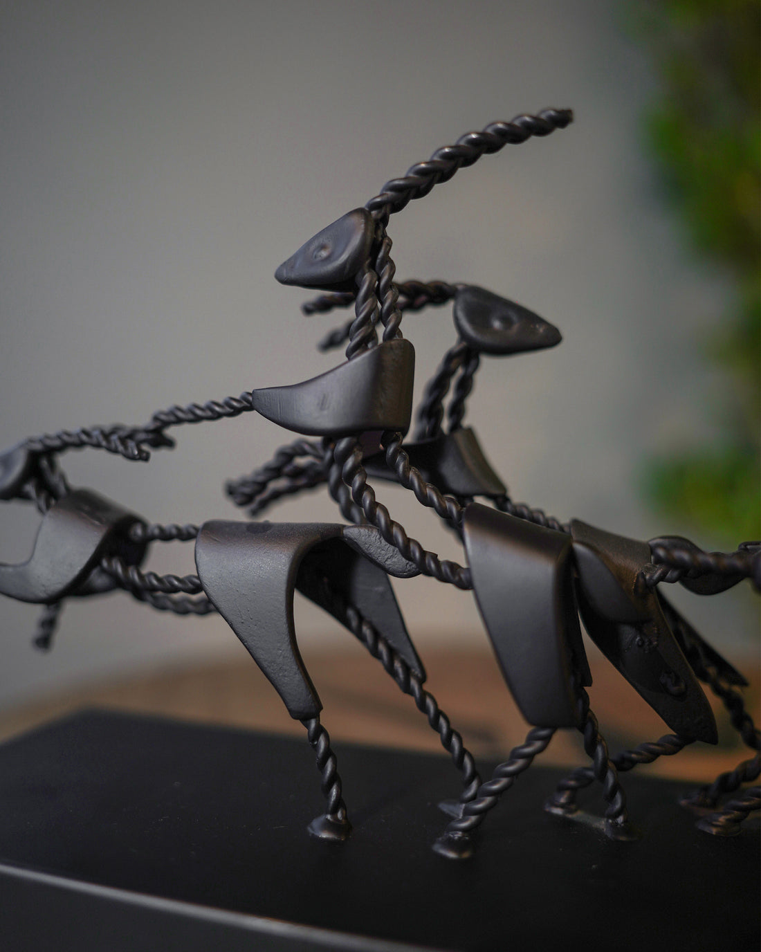 Black Iron Dance Sculpture
