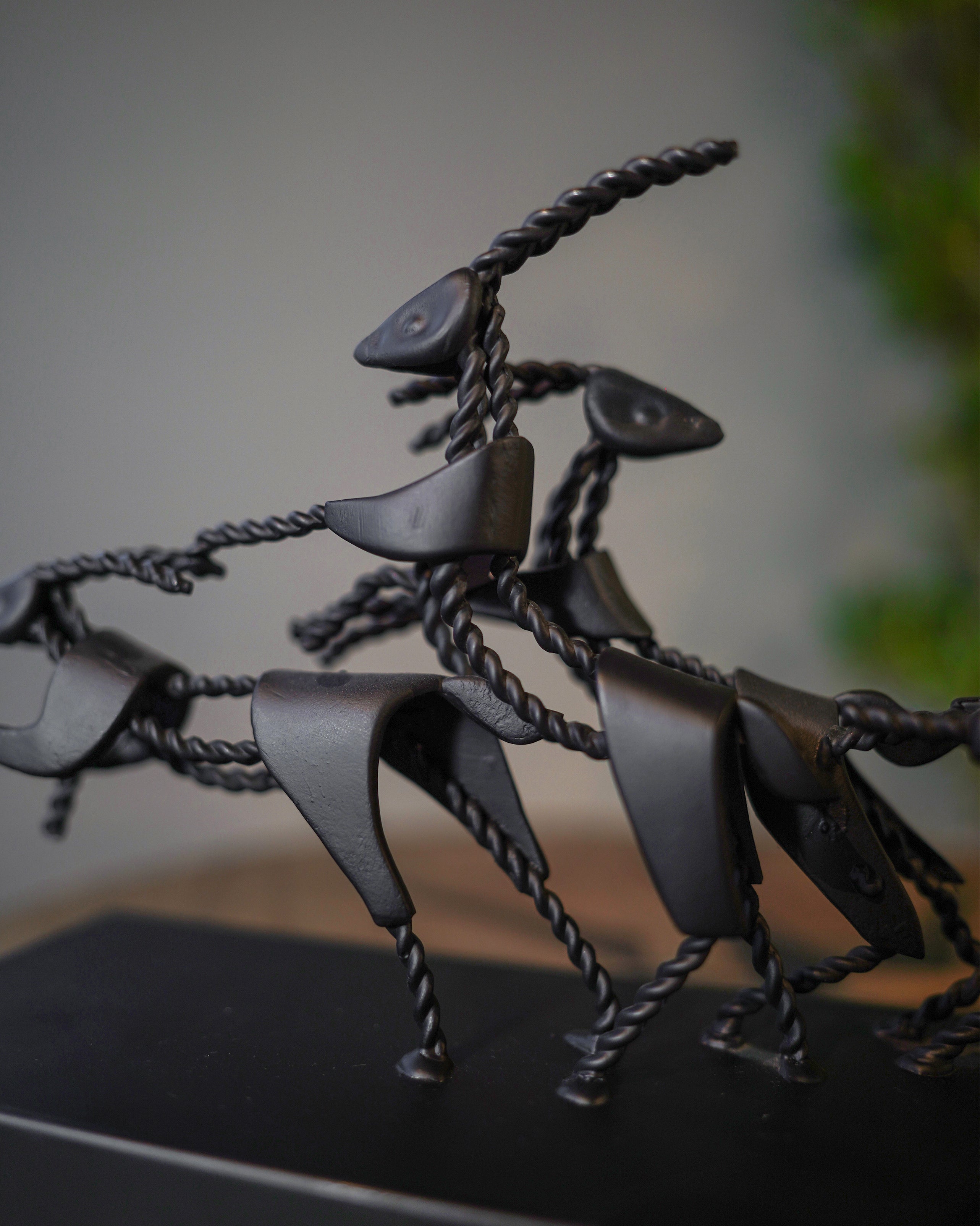 Black Iron Dance Sculpture