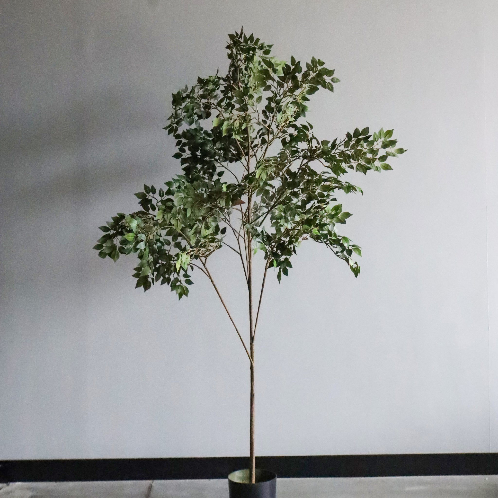 Green Faux Floor Plant