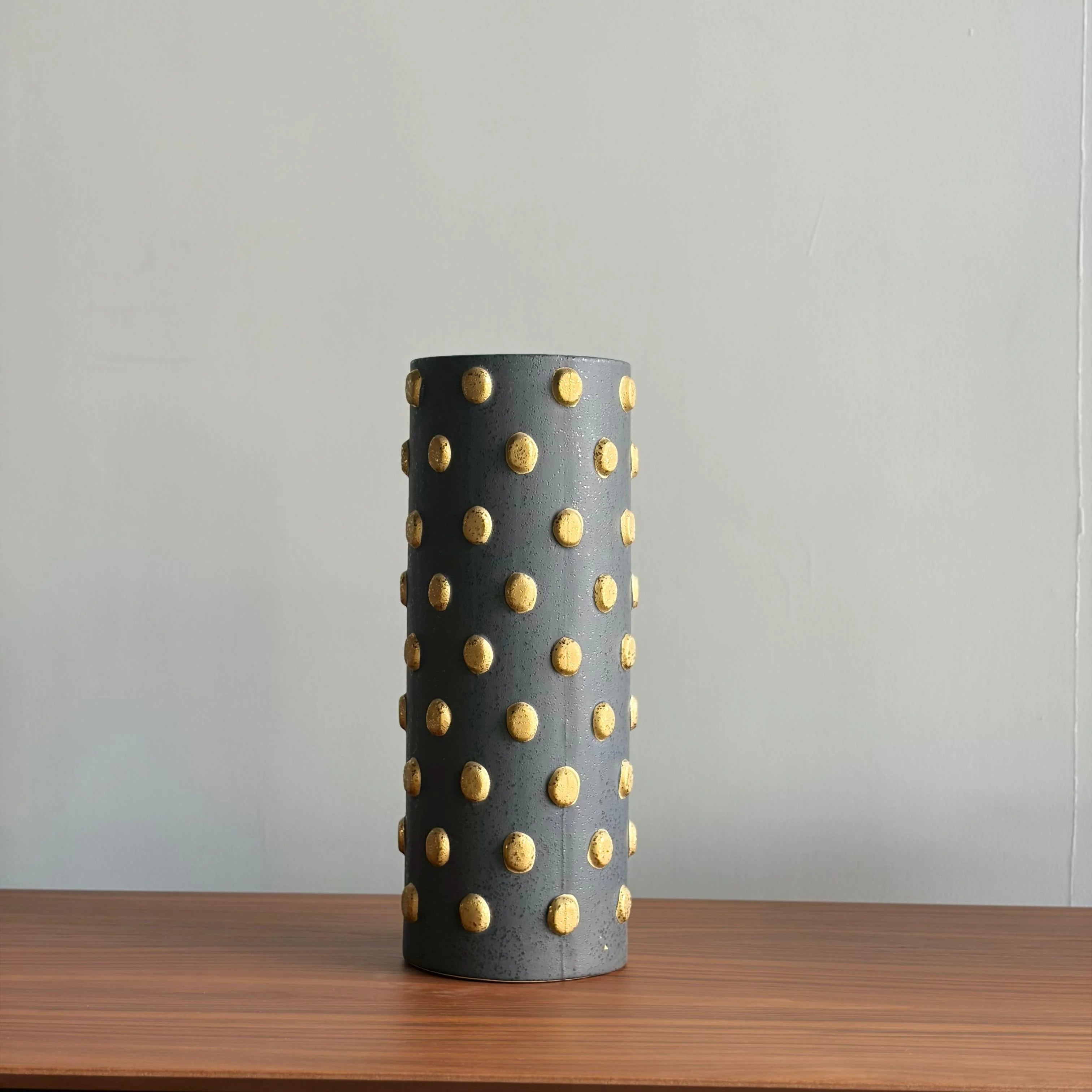 Dot Textured Decorative Vase