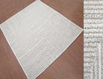 OATMEAL POLYESTER RUG
