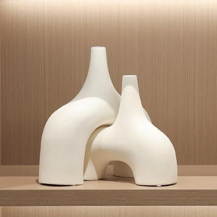 Narrow Mouth Wide Body Vase