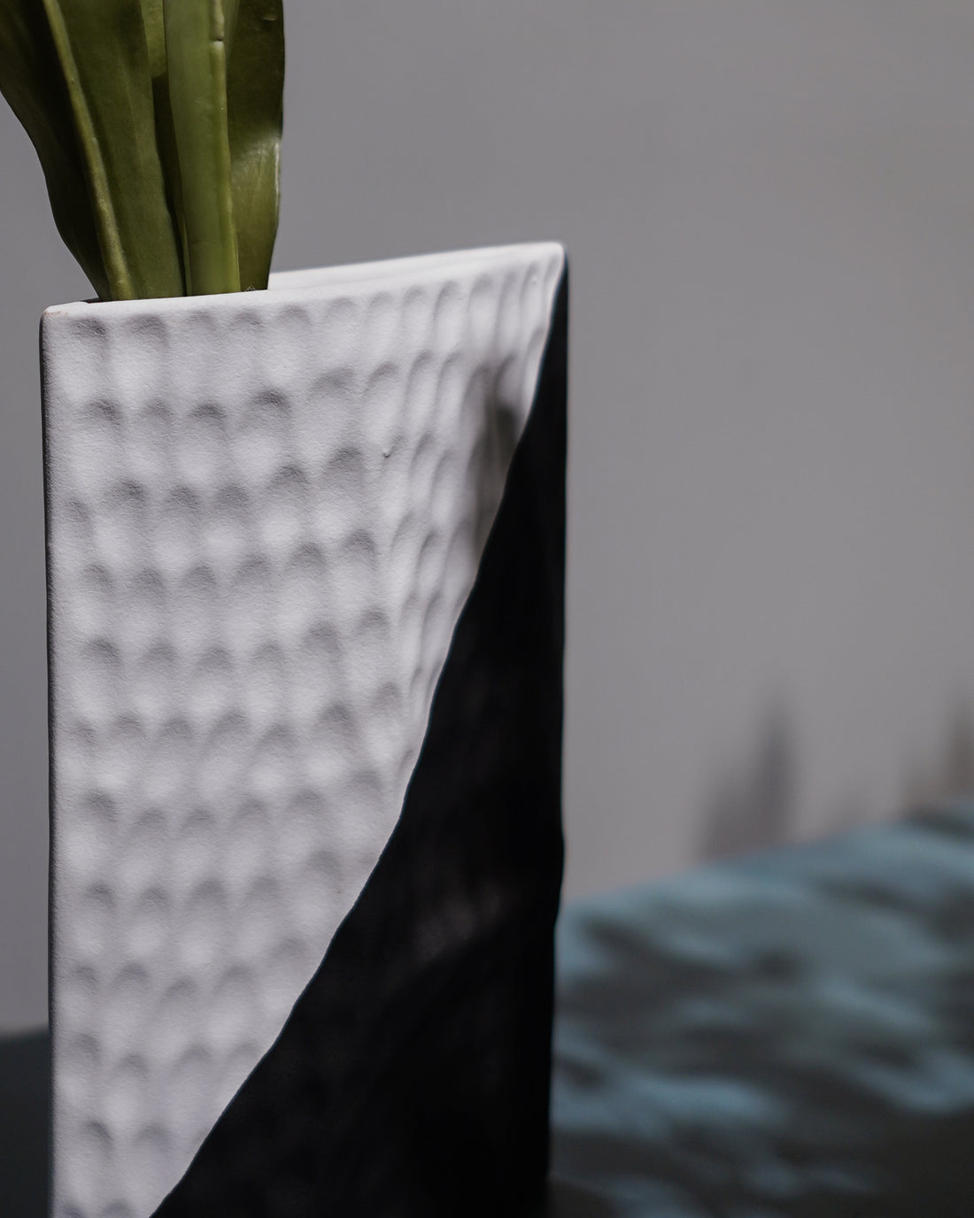Black & White Ceramic Art Vase