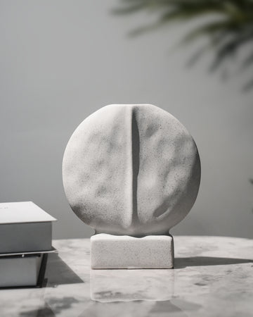 Contemporary Glass & Ceramic Vase