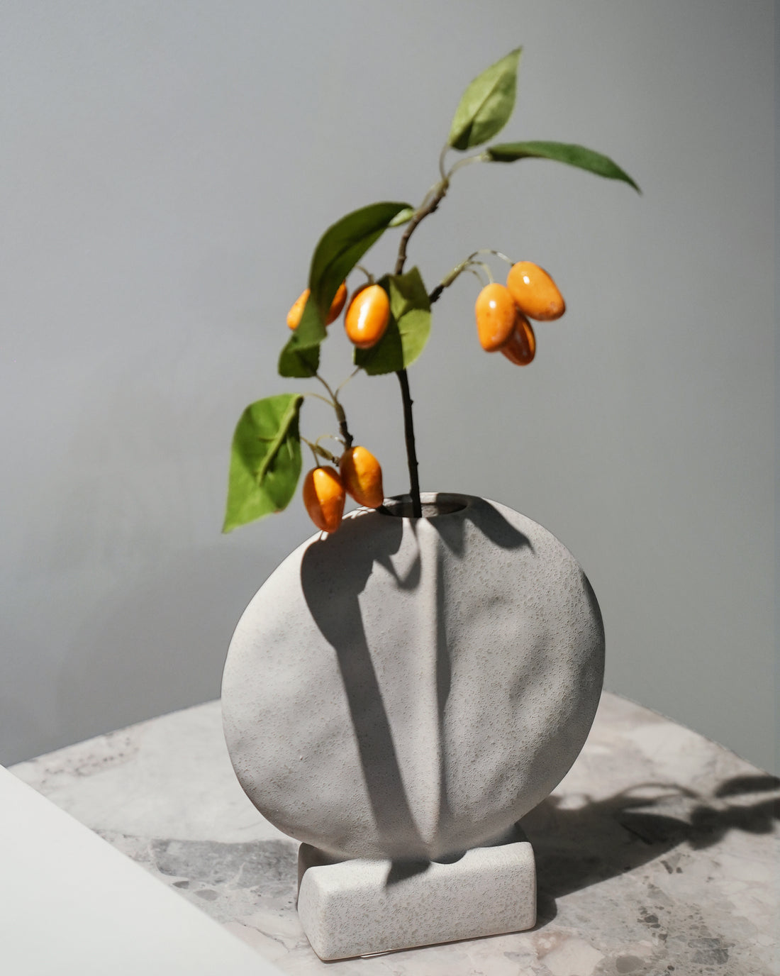 Contemporary Glass & Ceramic Vase