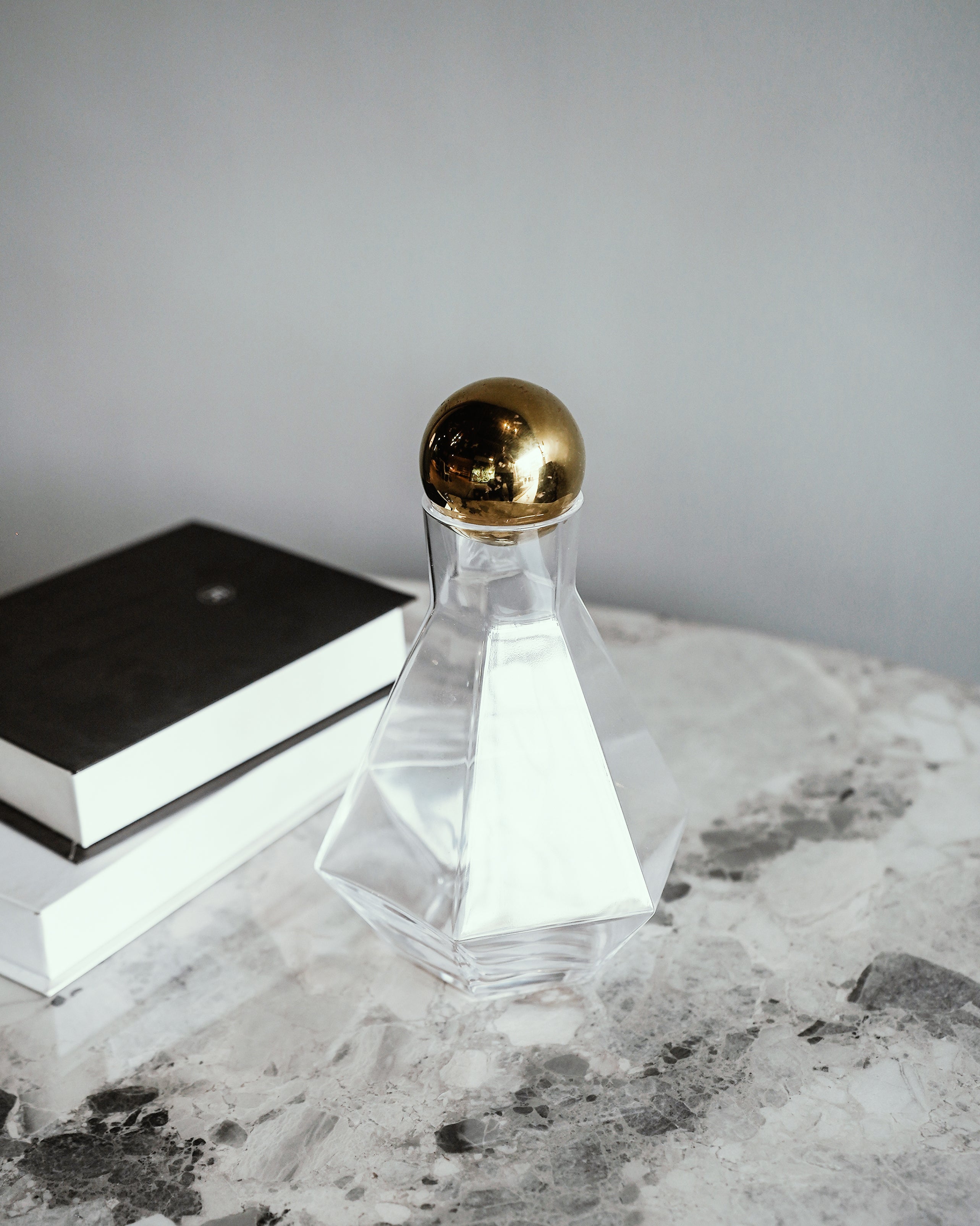 HEXAGONAL GLASS BOTTLE