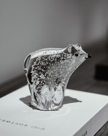 Glass bear Ornament