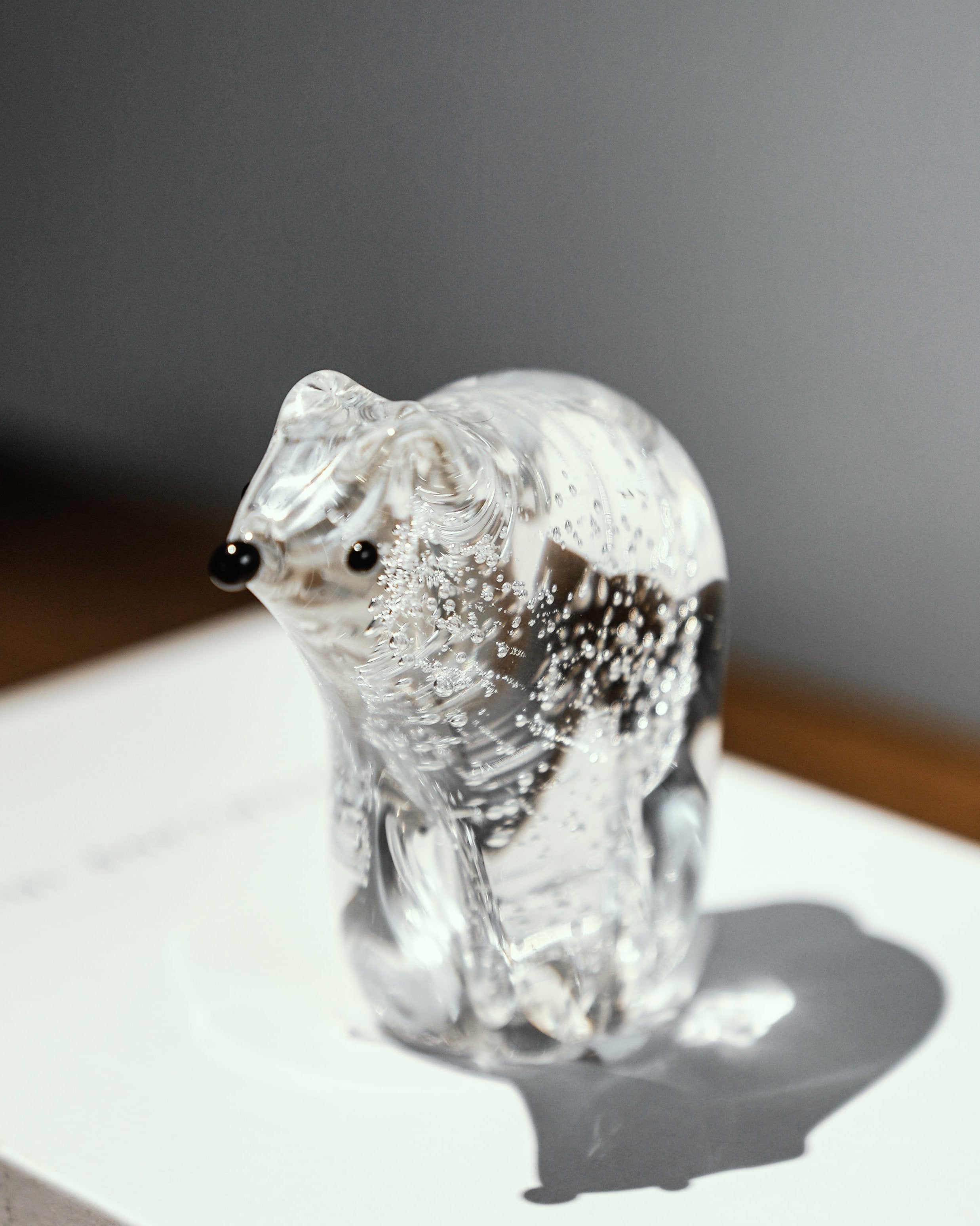 Glass bear Ornament