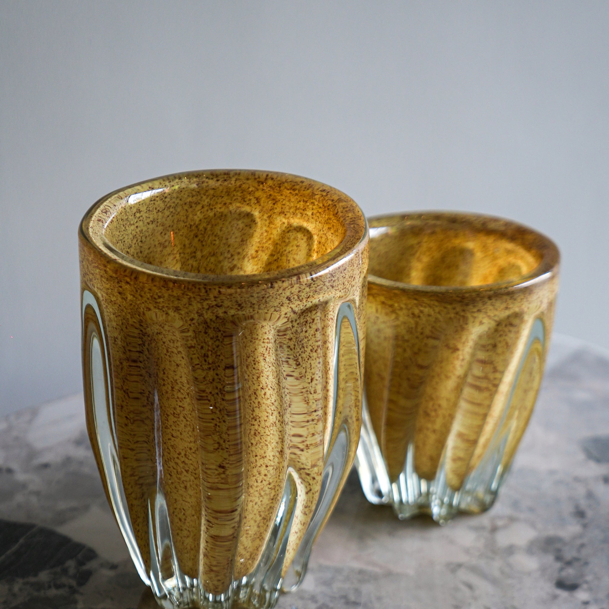 Elegant Clear Glass Vase