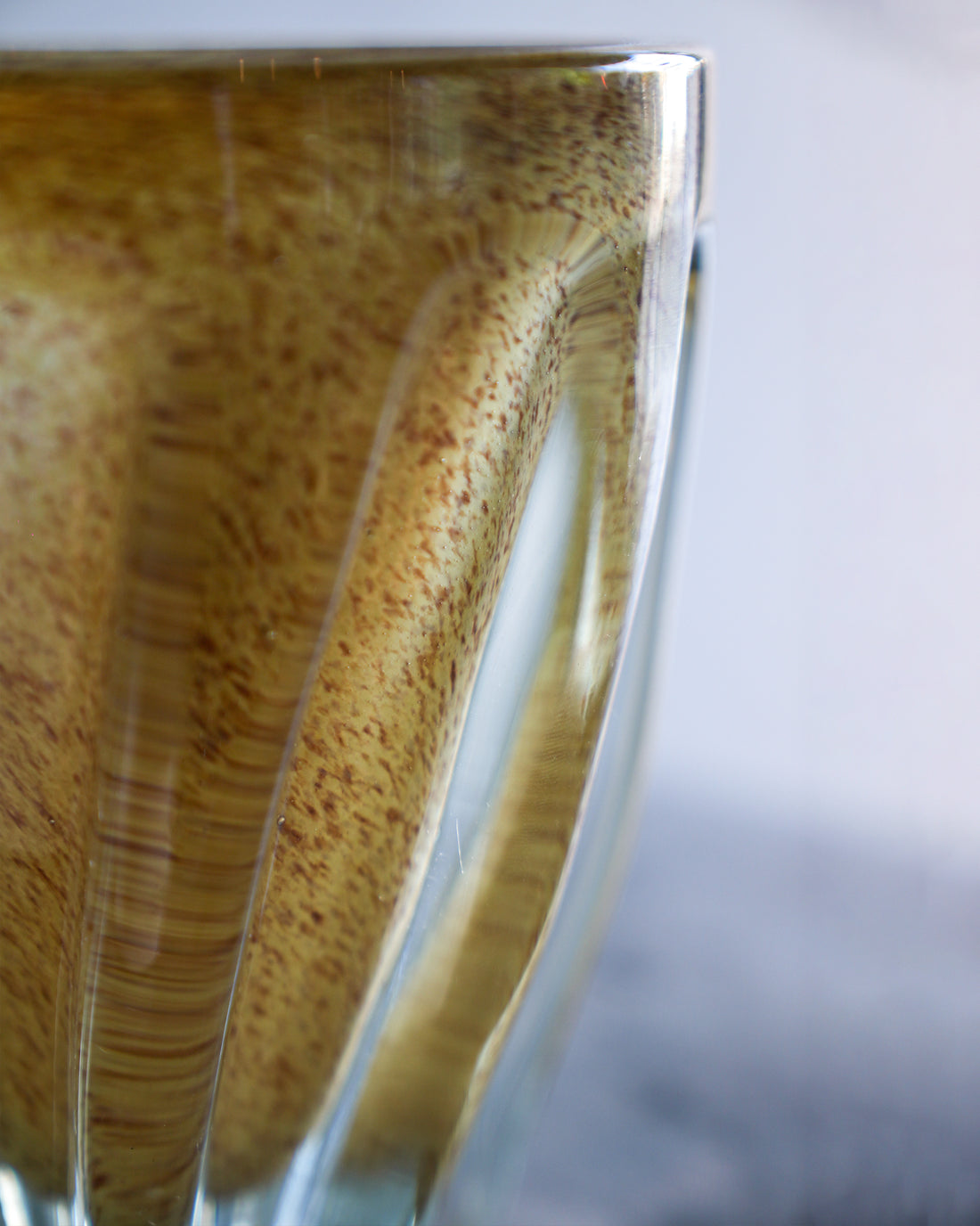 Elegant Clear Glass Vase