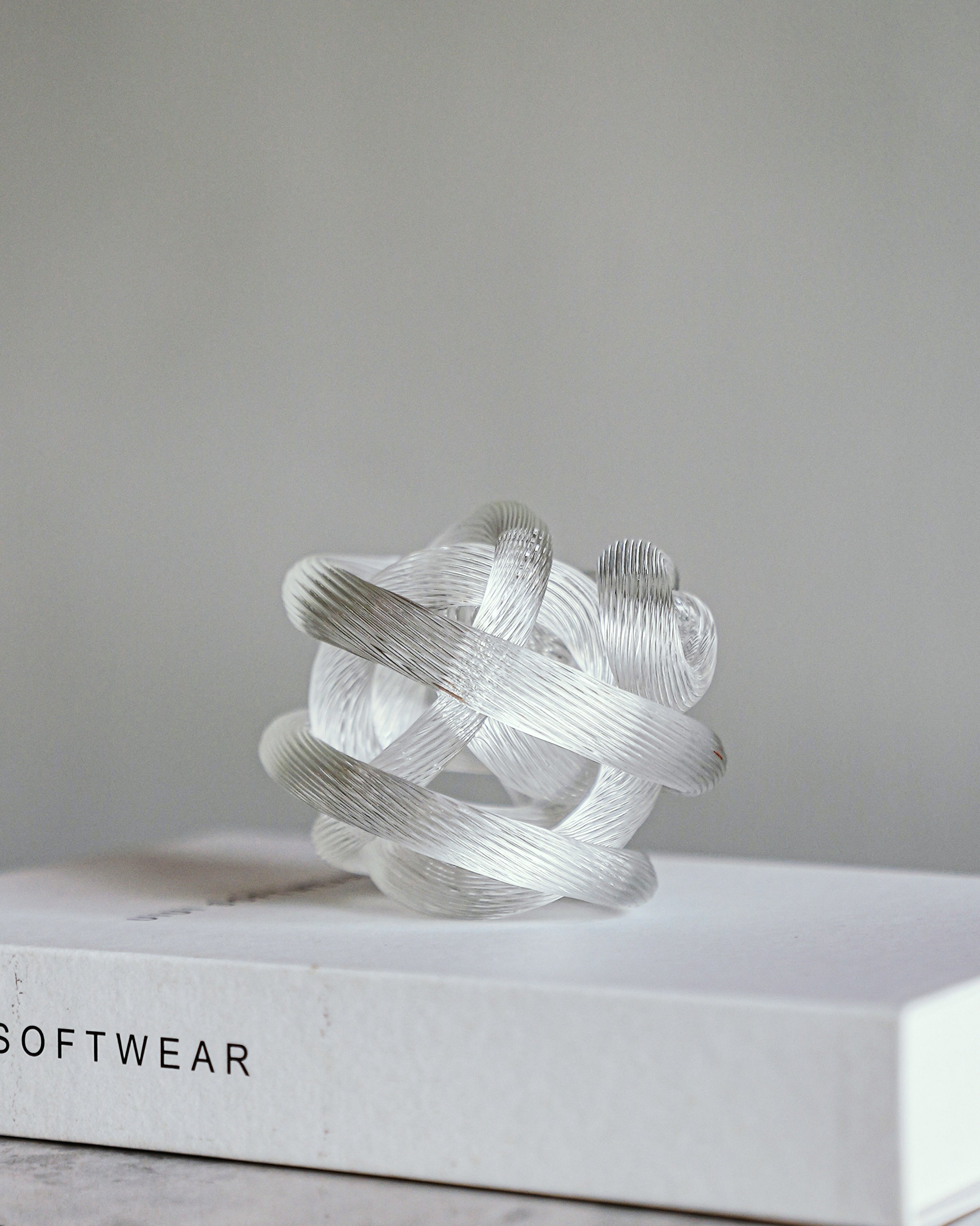 Glass Knot Sculpture
