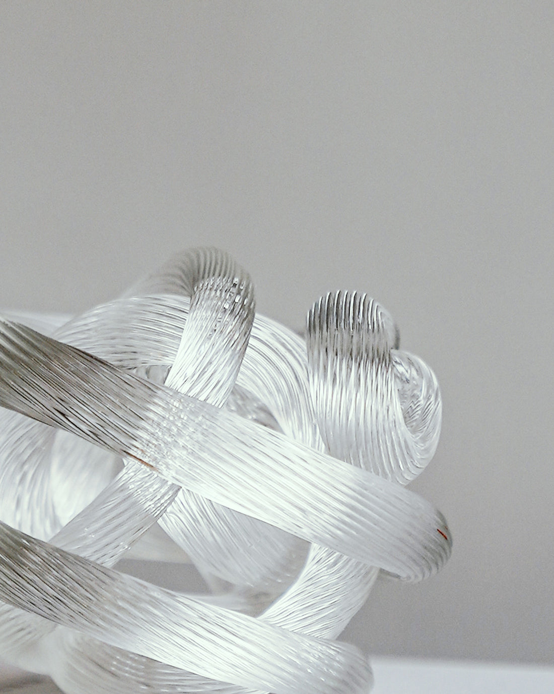 Glass Knot Sculpture