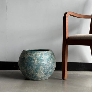 Aqua Stone Bowl Planter