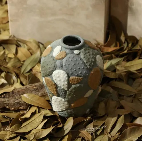 Colored Stone Vase