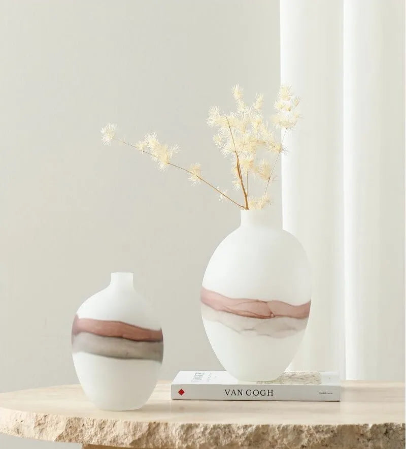 Flowing White Vase