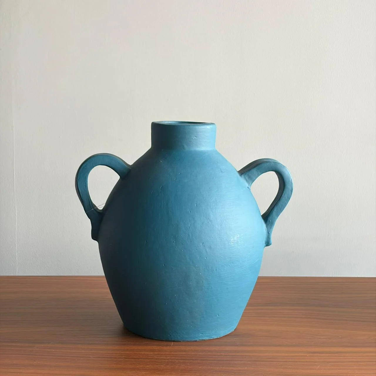 Blue Clay Decorative Vase