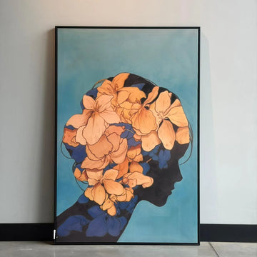 Floral Silhouette Wall Art