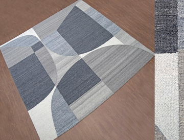 SILVER CLOUD WOOL RUG