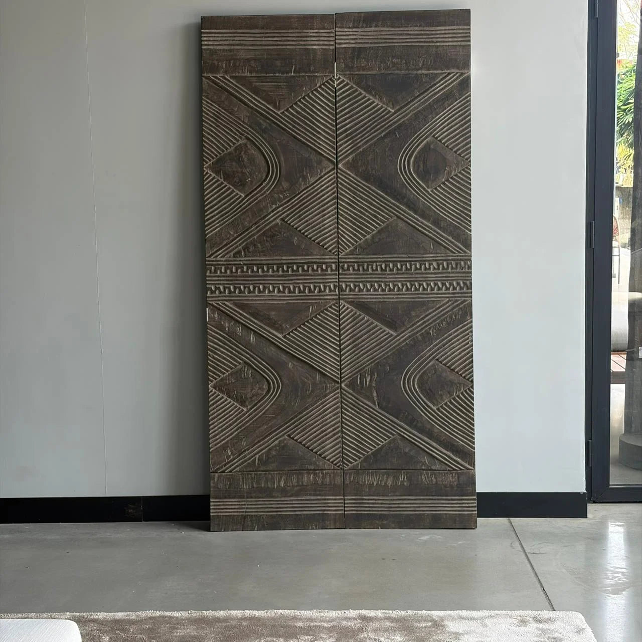 Carved Wooden Wall Panel