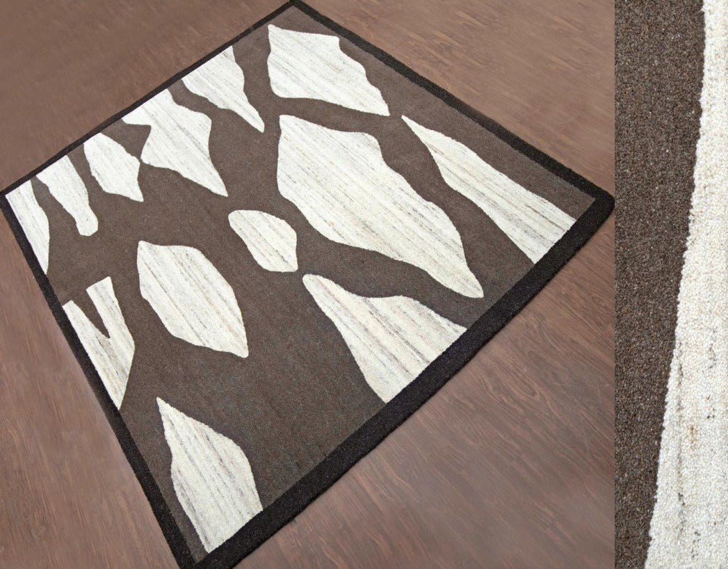 IVORY CUB WOOL RUG