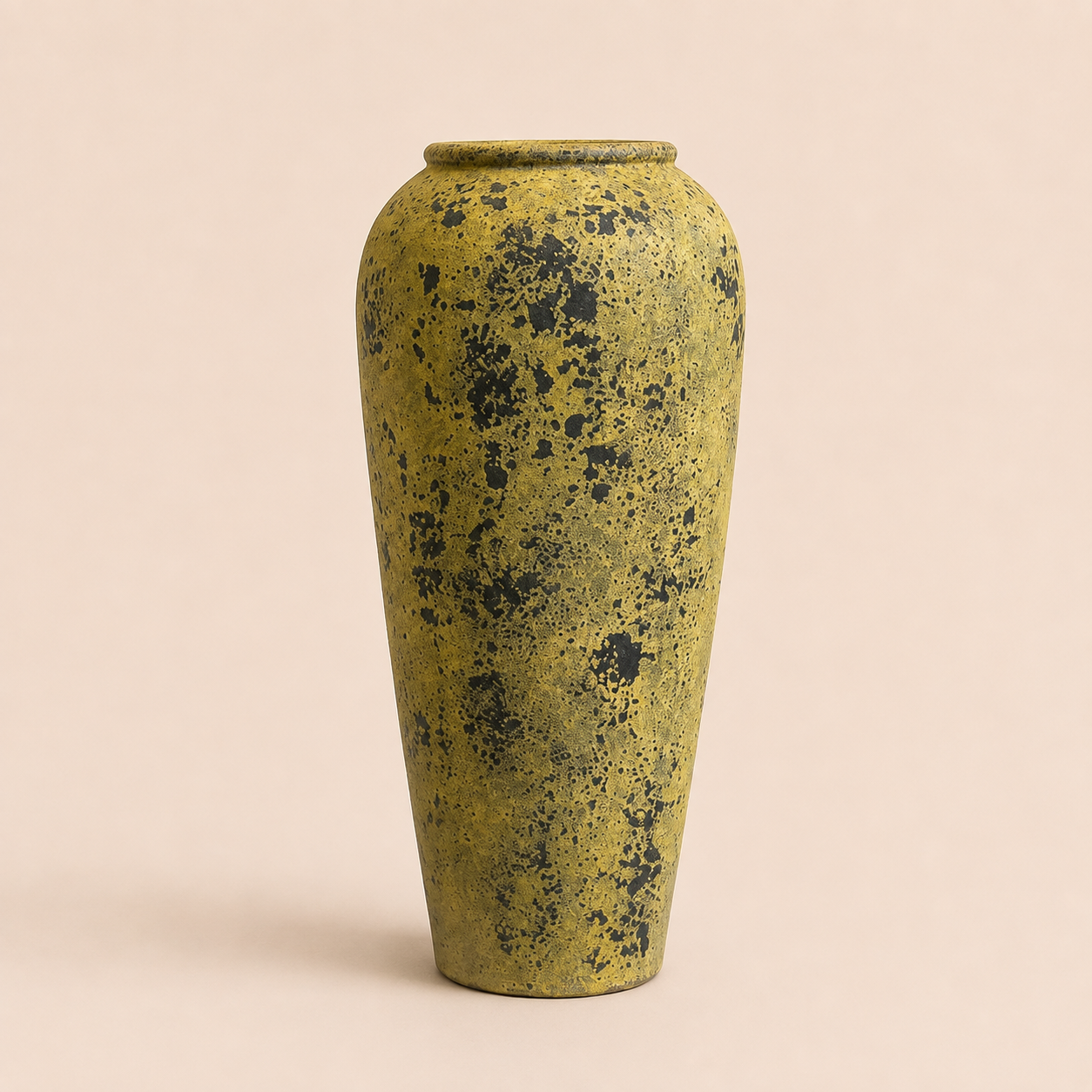 Tall Terracotta Pot – Yellow Speckled
