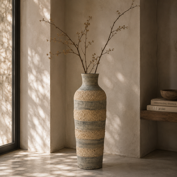 Tall Terracotta Vase