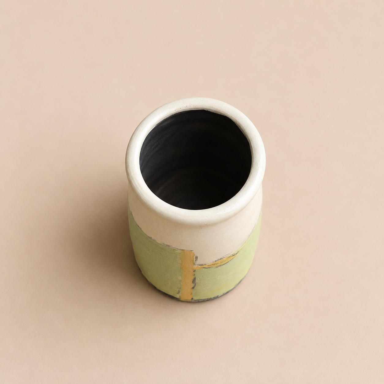 Verdant Brush Clay Pot