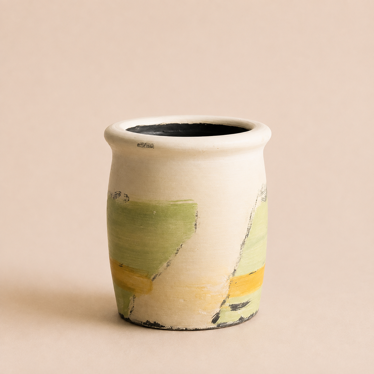 Verdant Brush Clay Pot – Small