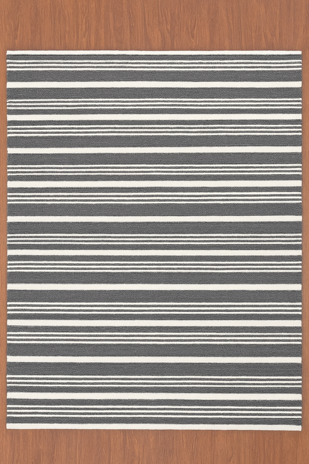IVORY GREY WOOL RUG