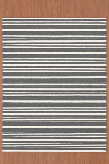 IVORY GREY WOOL RUG