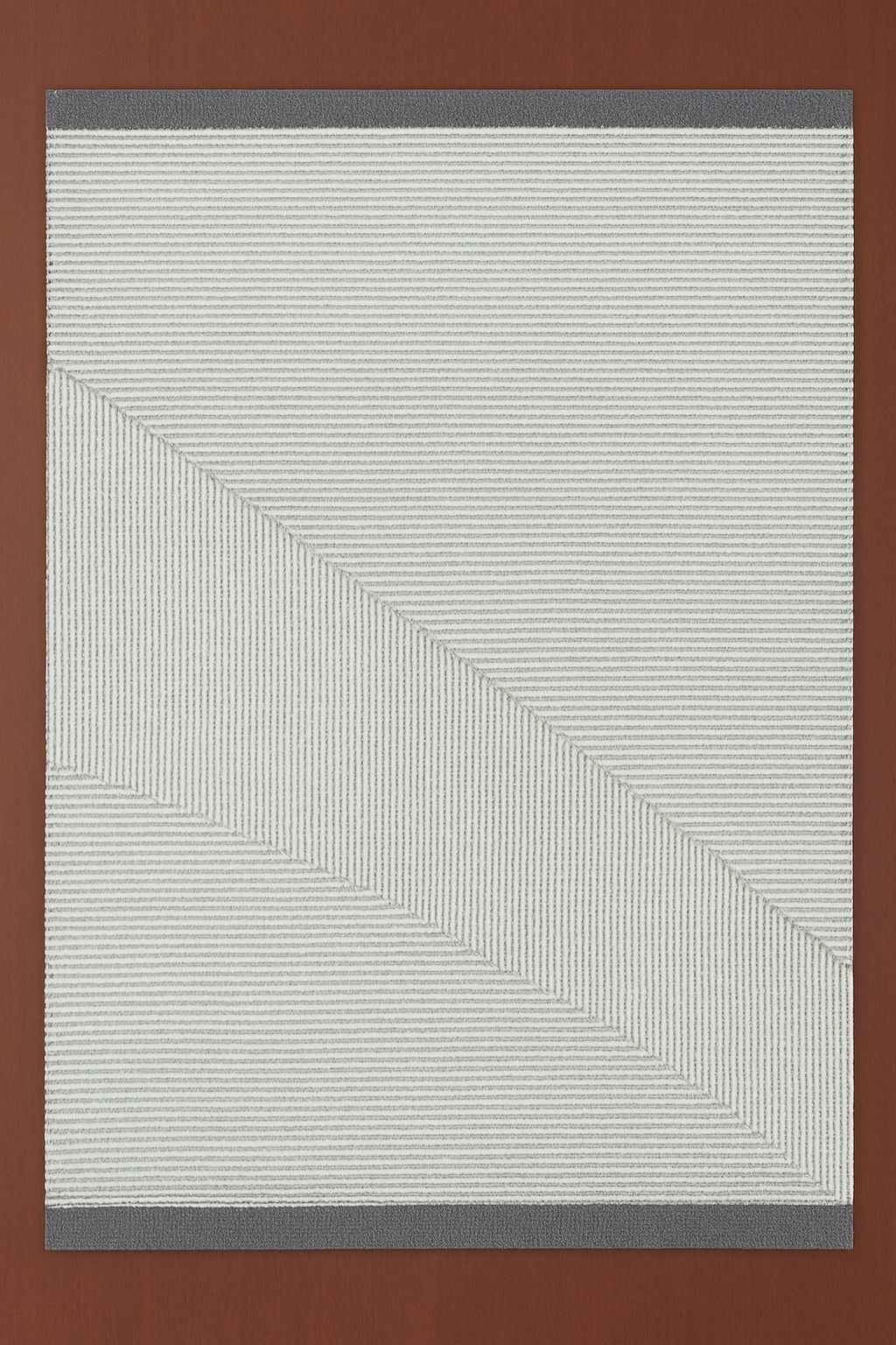 IVORY SILVER WOOL RUG