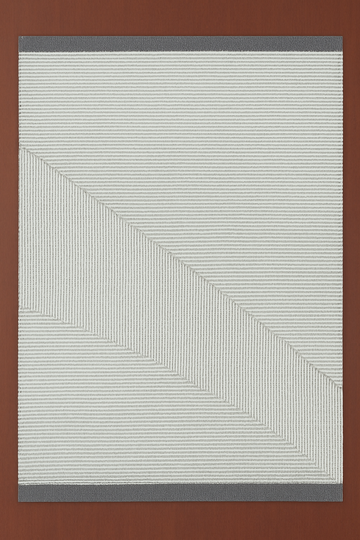 IVORY SILVER WOOL RUG