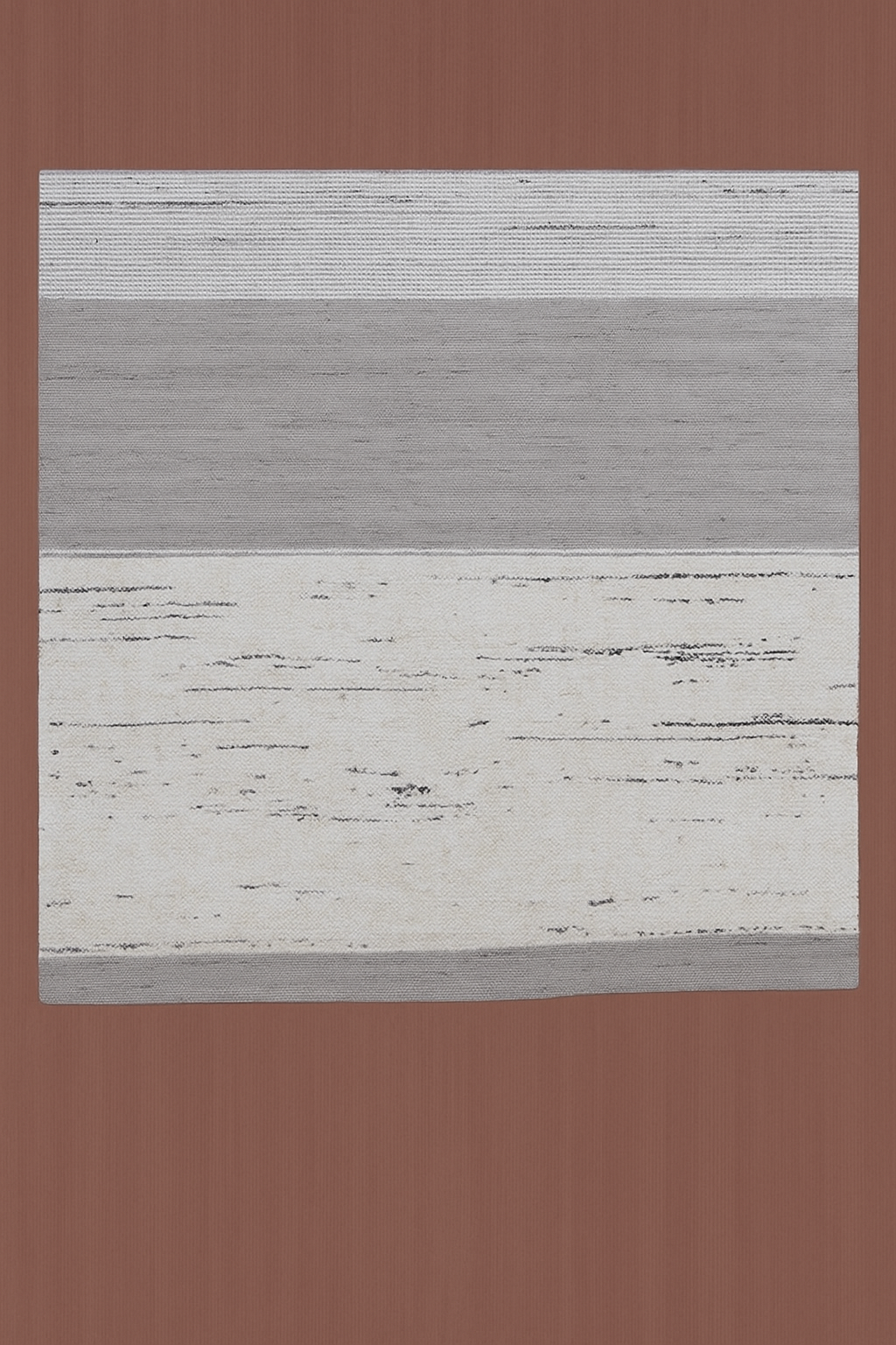 SAND SILVER WOOL RUG